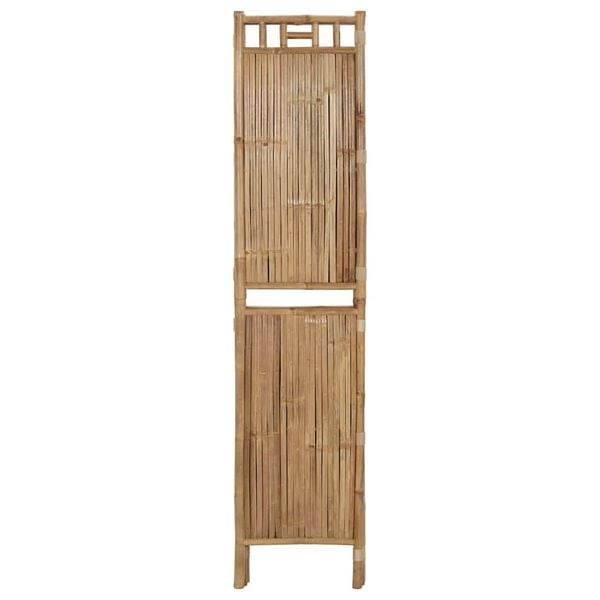 vidaXL 3-Panel Room Divider Bamboo 120x180 cm