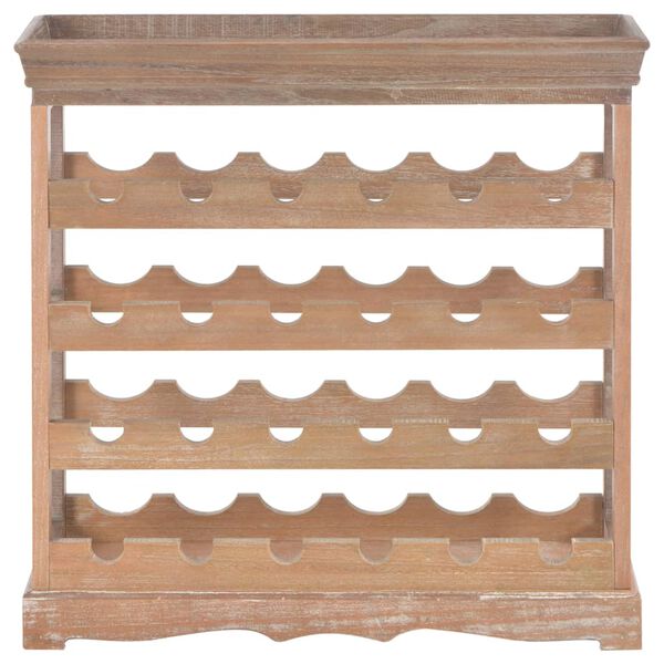 vidaXL Wine Cabinet Brown 70x22.5x70.5 cm MDF