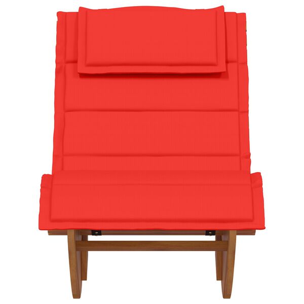vidaXL Rocking Sun Loungers with Cushions 2 pcs Solid Wood Acacia