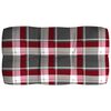 vidaXL Pallet Sofa Cushions 7 pcs Red Check Pattern