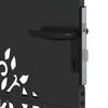 vidaXL Garden Gate 85x125 cm Corten Steel Tree Design