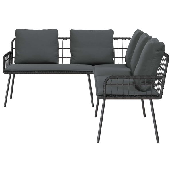 vidaXL Sofa with Cushion Grey x x Metal