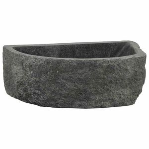 vidaXL Wall-mounted Basin Grey 45 x 35 x 15 cm River Stone
