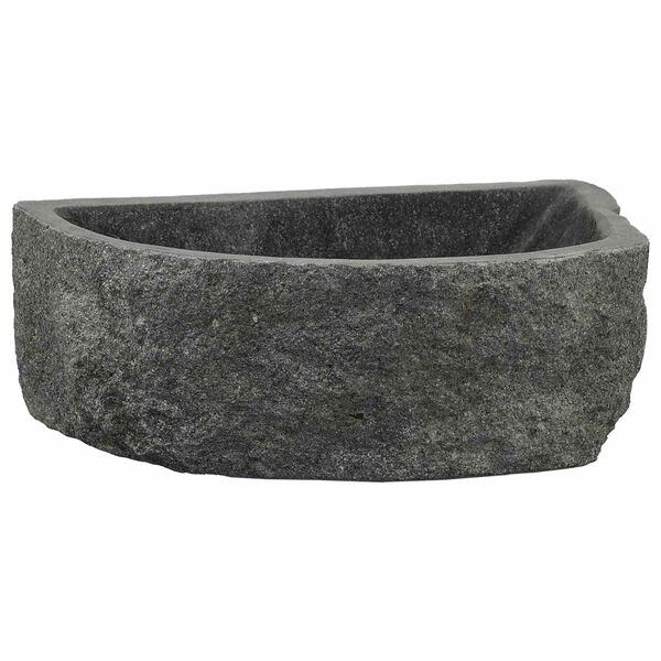 vidaXL Wall-mounted Basin Grey 45 x 35 x 15 cm River Stone