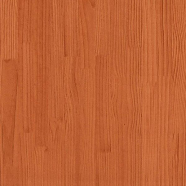 vidaXL Garden Sofa Armless Wax Brown 70x70x67 cm Solid Wood Pine