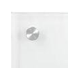 vidaXL Kitchen Backsplash Transparent 80 x 50 cm Tempered Glass