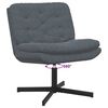 vidaXL Swivel Relaxing Chair Manual Dark grey 63 x 75 x 76 cm Velvet