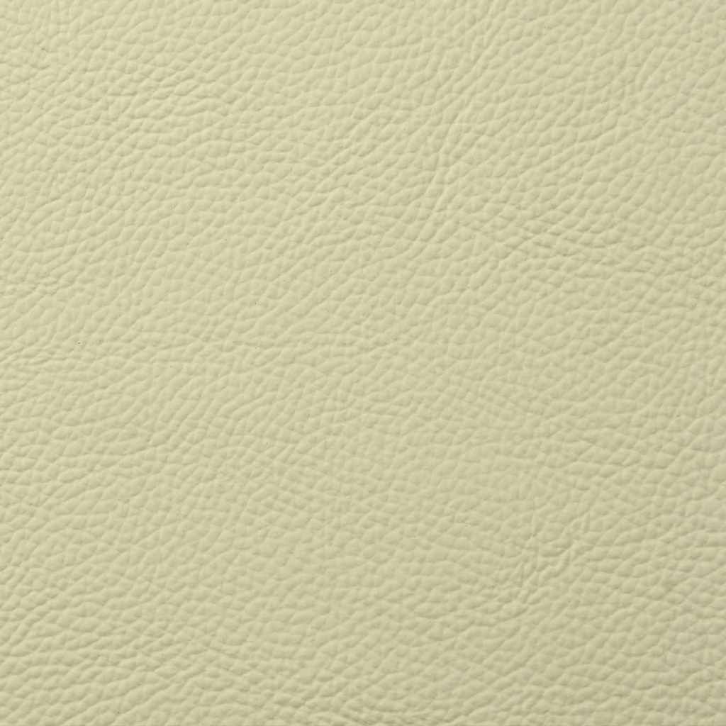 vidaXL Stand up Recliner Chair Cream Real Leather