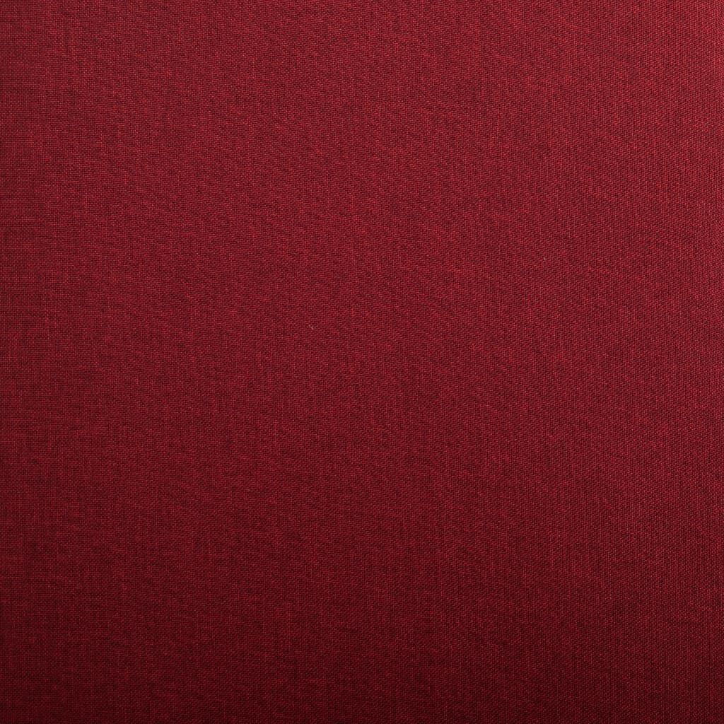 vidaXL Dining Chairs 4 pcs Wine Red Fabric
