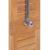 vidaXL Garden Shower Solid Teak 70x75x204 cm