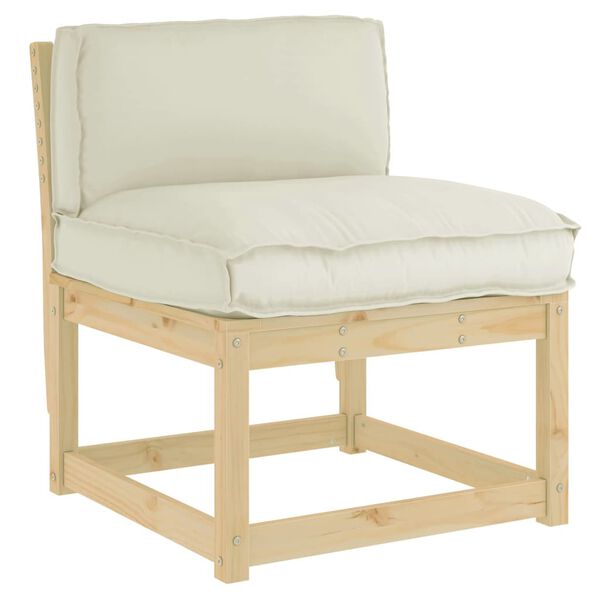 vidaXL Cushion Cream 70 x 40 x 12 cm Oxford Fabric