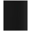 vidaXL Bookshelf Boards 4 pcs High Gloss Black 40x50x1.5 cm Engineered Wood