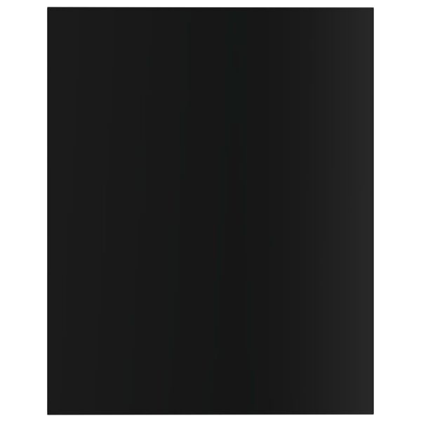 vidaXL Bookshelf Boards 4 pcs High Gloss Black 40x50x1.5 cm Engineered Wood