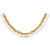 vidaXL Christmas Balls Garland Gold 175 cm Polystyrene