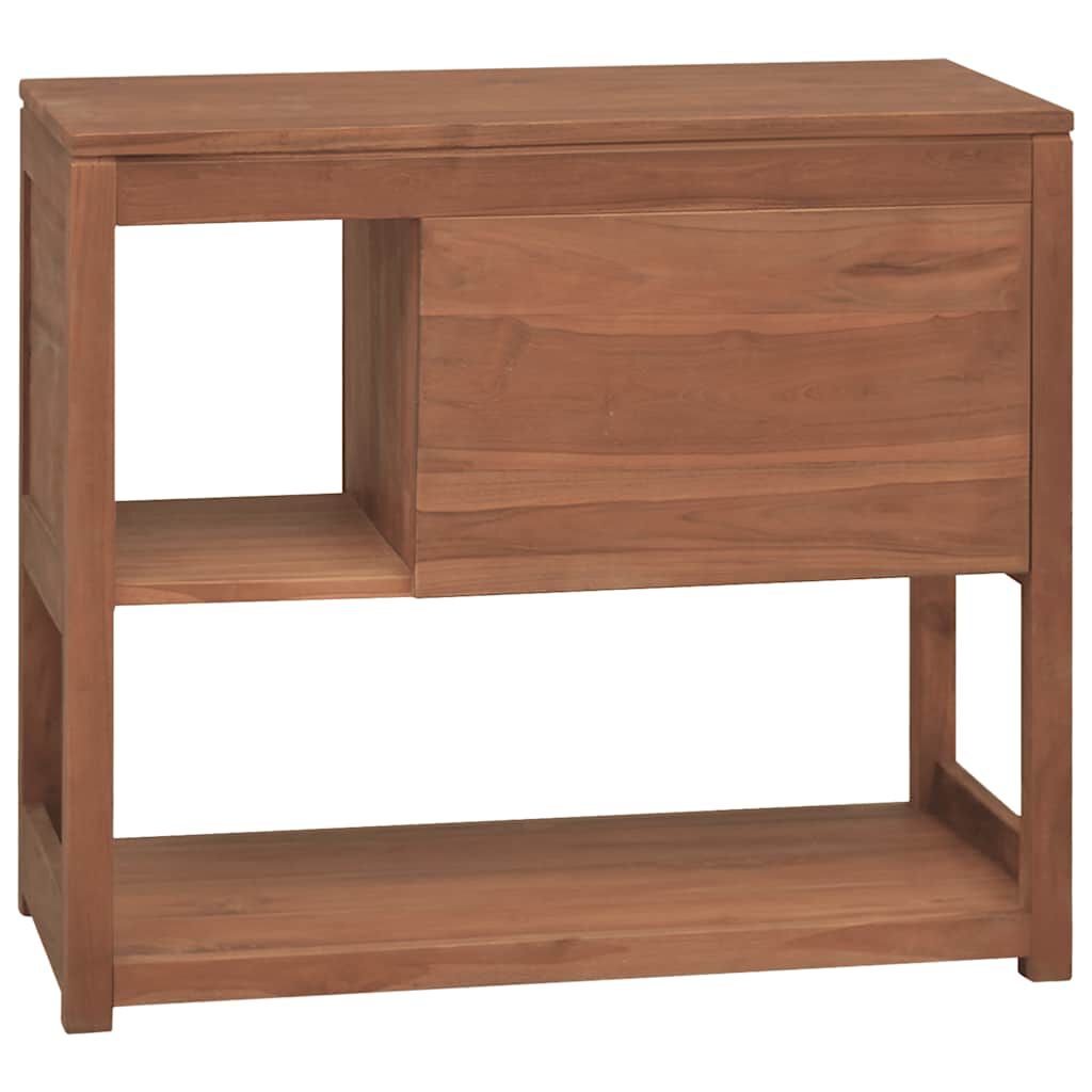 vidaXL Bathroom Cabinet 85x40x75 cm Solid Wood Teak