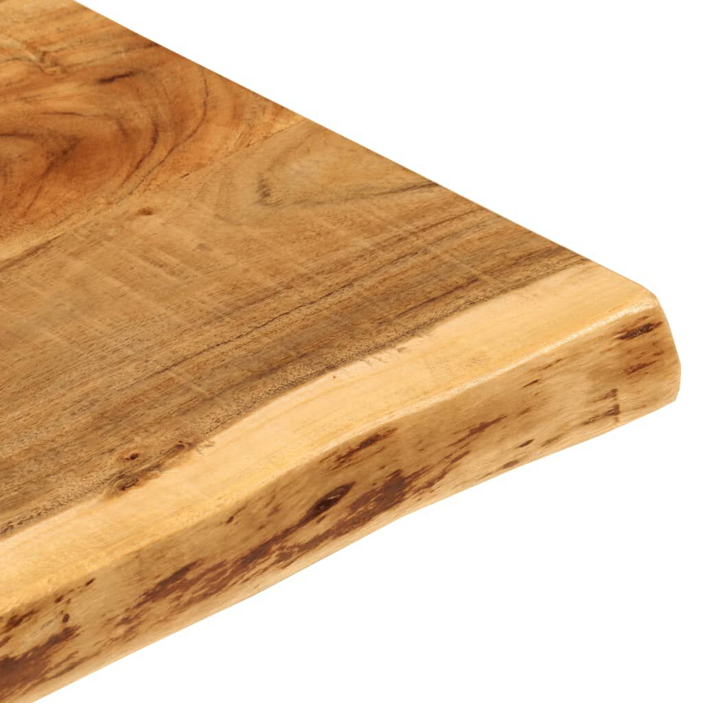 vidaXL Bathroom Vanity Top Solid Acacia Wood 114x52x3.8 cm