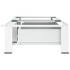 vidaXL Double Washing and Drying Machine Pedestal with Drawers White