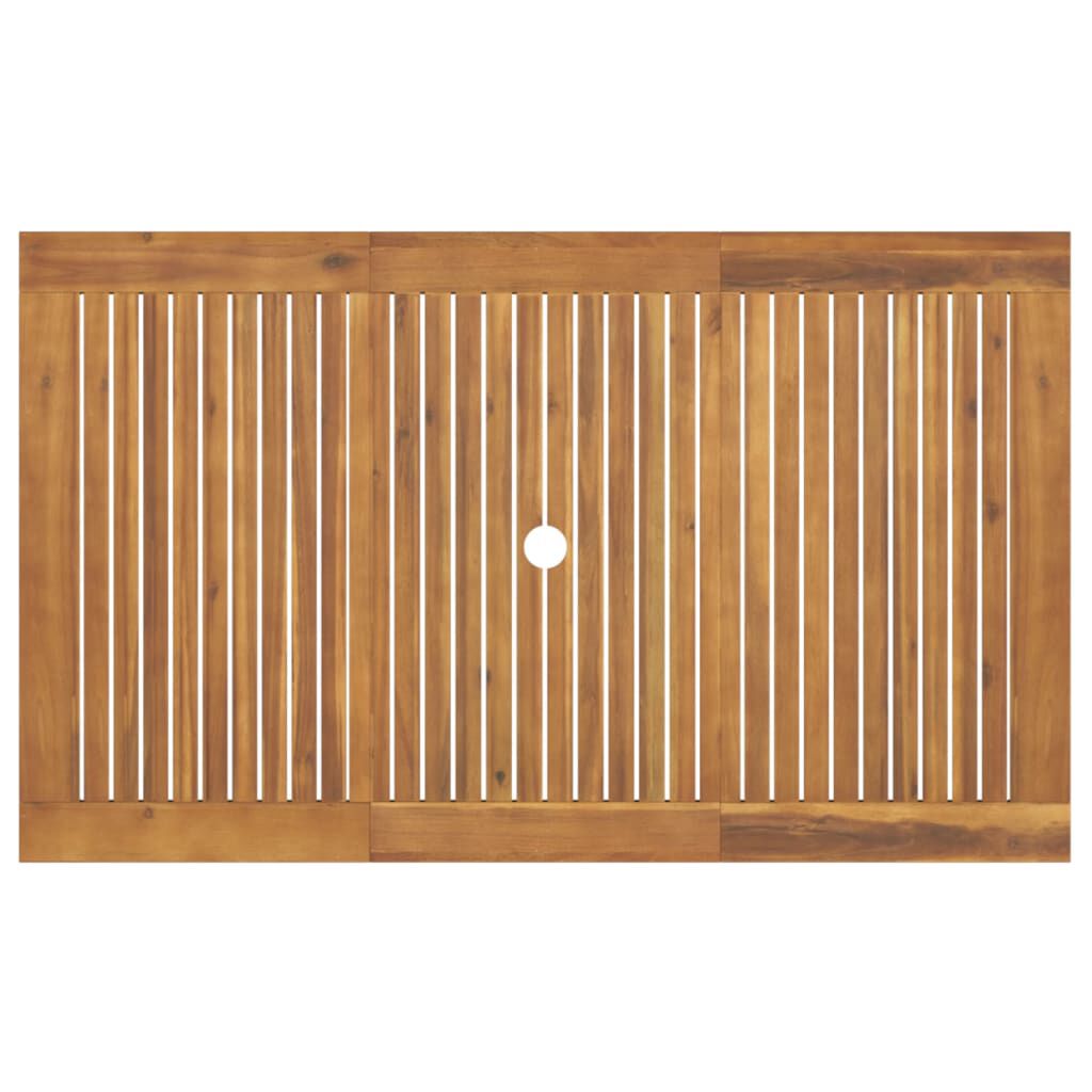 vidaXL 5 Piece Garden Dining Set Solid Wood Acacia