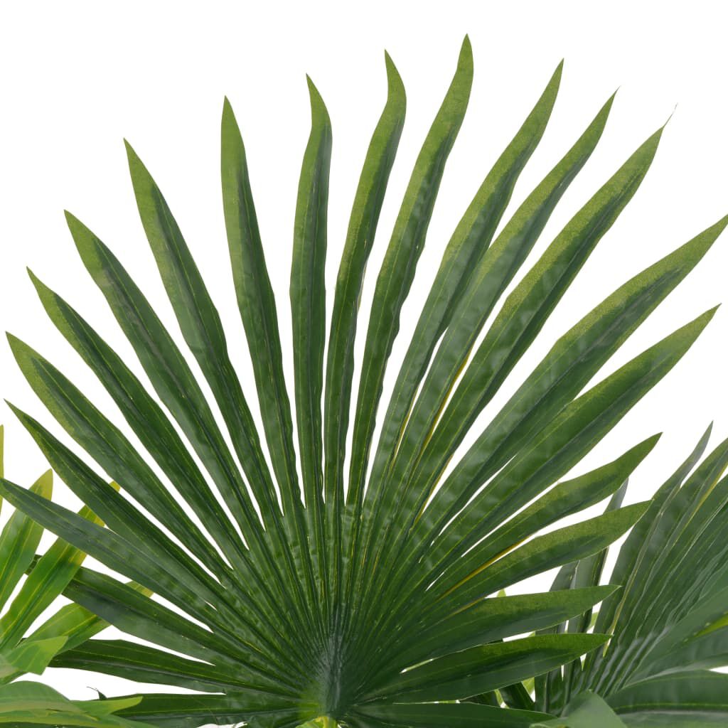 vidaXL Artificial Plant Palm with Pot Green 70 cm