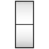 vidaXL Wall Mirror Black 20x50 cm Rectangle Iron
