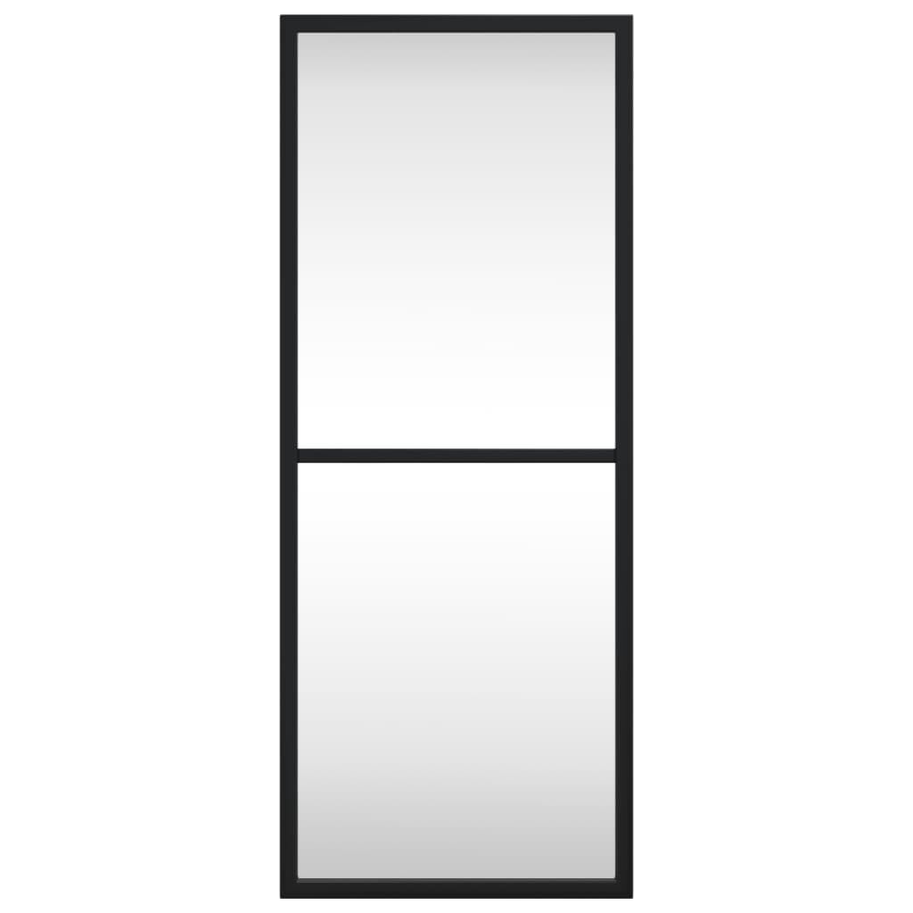 vidaXL Wall Mirror Black 20x50 cm Rectangle Iron