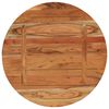 vidaXL Table Top Ø80x2.5 cm Round Solid Wood Acacia