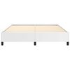 vidaXL Bed Frame without Mattress White 152x203 cm Queen Faux Leather