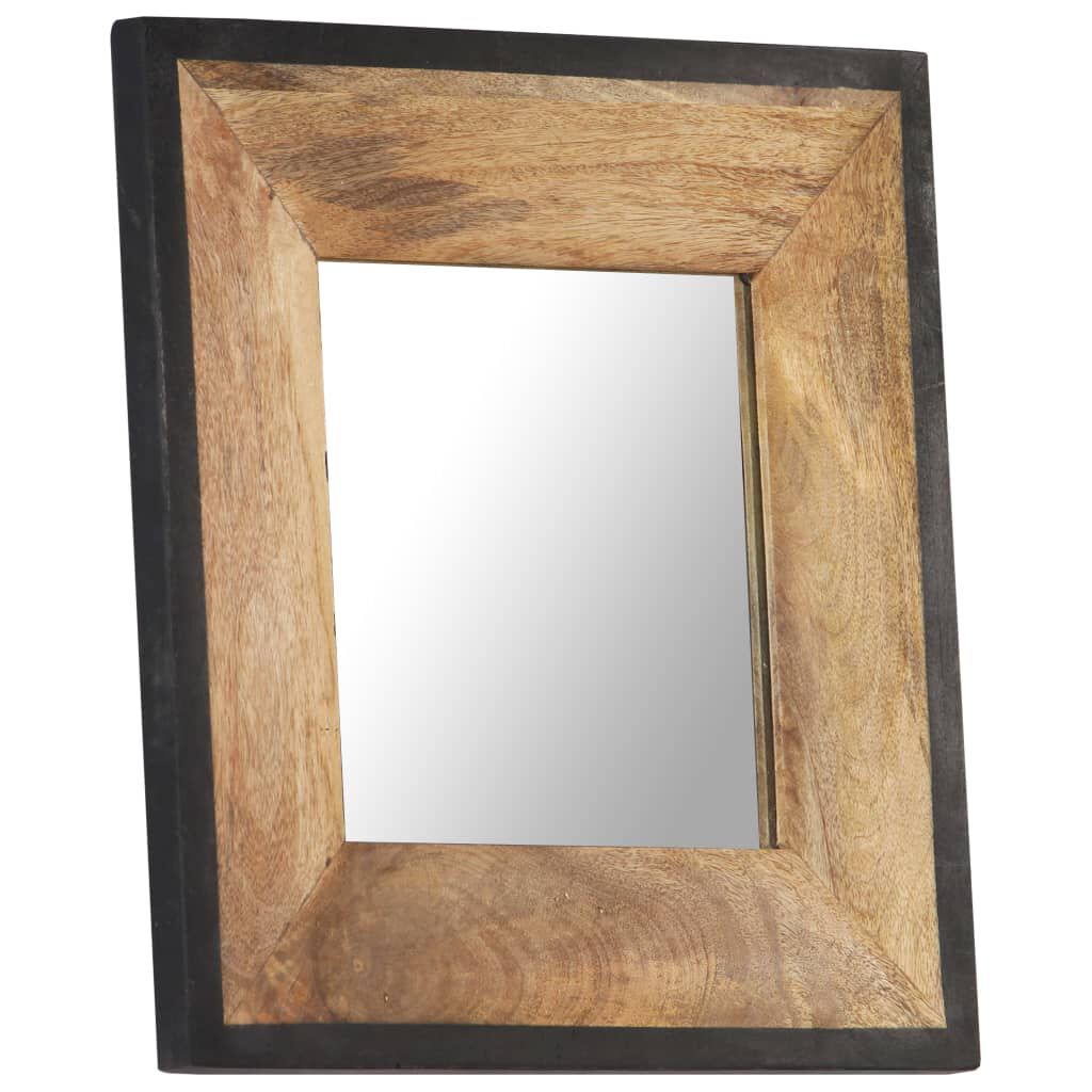 vidaXL Mirror 50x50 cm Solid Mango Wood