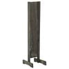 vidaXL Garden Trellis Fence Grey 120x90 cm Solid Firwood