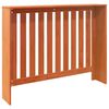 vidaXL Radiator Cover Wax Brown 108.5x19x84 cm Solid Wood Pine