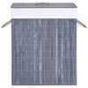 vidaXL Bamboo Laundry Basket Grey 100 L