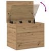 vidaXL Storage Box Artisan oak 60 x 42 x 46 cm Engineered Wood