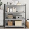 vidaXL Bookshelf Boards 4 pcs Concrete Grey 100x50x1.5 cm Engineered Wood