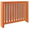 vidaXL Radiator Cover Wax Brown 108.5x19x84 cm Solid Wood Pine