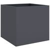 vidaXL Planters 2 pcs Anthracite 49x47x46 cm Steel