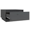 vidaXL Coffee Table Grey 55x56x32 cm Solid Wood Pine