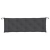 vidaXL Garden Bench Cushion Melange Anthracite 150x50x7 cm Fabric