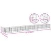 vidaXL Dog Kennel Silver 9 m&sup2; Steel