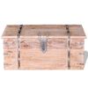 vidaXL Two Piece Storage Chest Set Acacia Wood