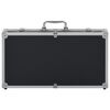 vidaXL Gun Case Aluminium ABS Black