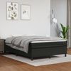vidaXL Bed Frame without Mattress Black Queen Faux Leather