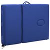 Blue Foldable Massage Table 4 Zones with Aluminium Frame