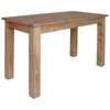 vidaXL Dining Table Solid Mahogany Wood 120x60x77 cm