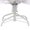vidaXL Artificial Hinged Christmas Tree with Stand White 120 cm