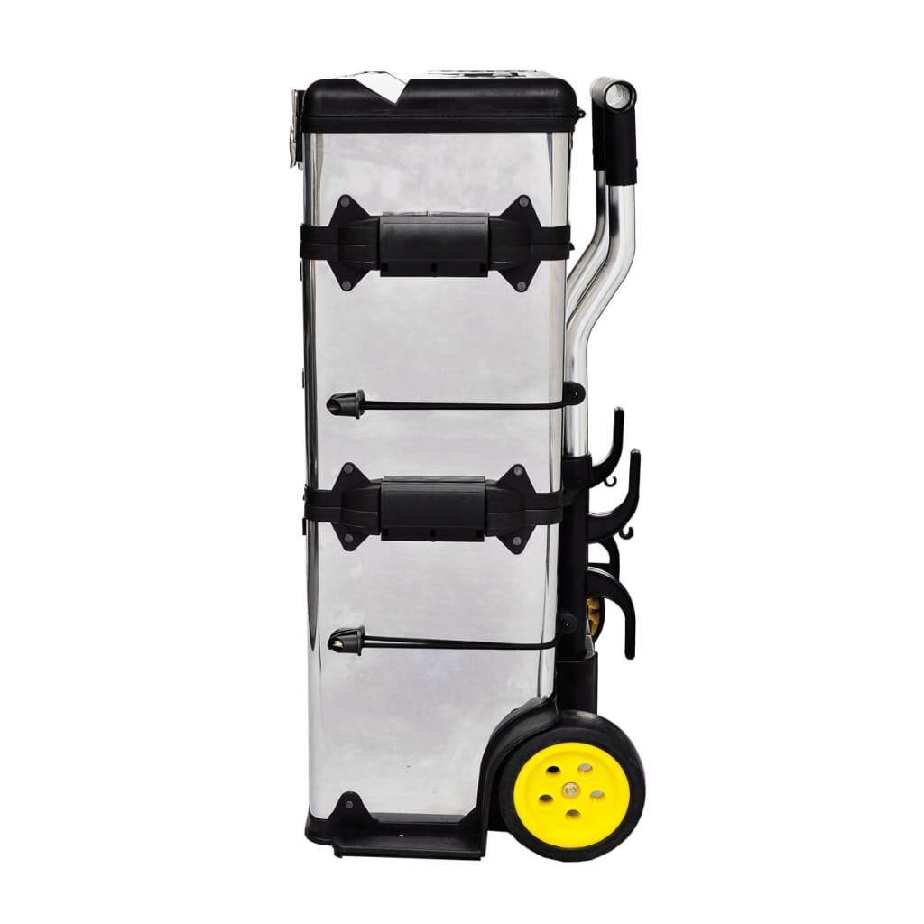 vidaXL 3-Part Rolling Tool Box replaces 140174