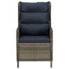 vidaXL 7 Piece Garden Dining Set Brown