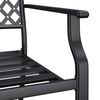 vidaXL 3 Piece Garden Dining Set Anthracite Steel