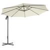 vidaXL Cantilever Garden Parasol with Steel Pole 300 cm Sand
