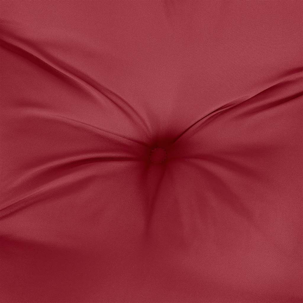 vidaXL Garden Bench Cushion Wine Red 100x(50+50)x7cm Oxford Fabric