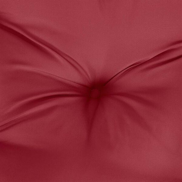 vidaXL Garden Bench Cushion Wine Red 100x(50+50)x7cm Oxford Fabric